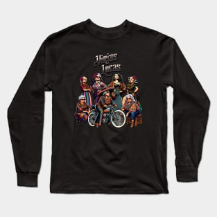 Viejas Locas Ride | Chicana Pride Long Sleeve T-Shirt